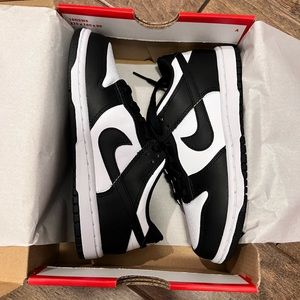 Nike Dunk Low 1Y NEW in Box Panda Black White NIB 1 Youth